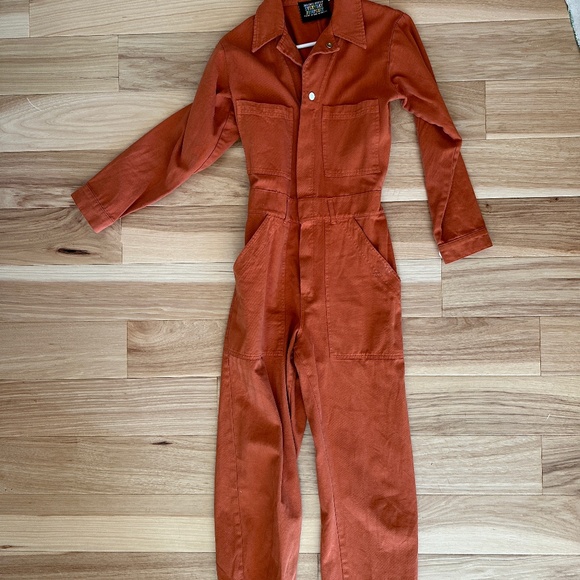 Big Bud Press Pants - Big Bud Press Everyday Jumpsuit, Orange, XS